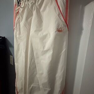 adidas Cream and Pink Joggers